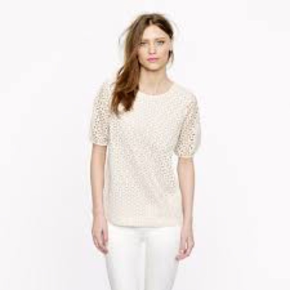J Crew Collection Pinwheel Blouse